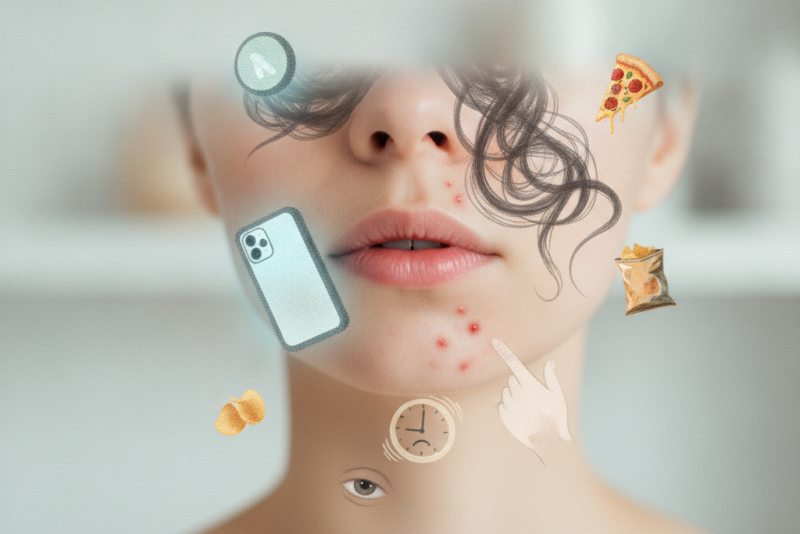 Acne no queixo: cinco hábitos que podem agravar a condição da pele