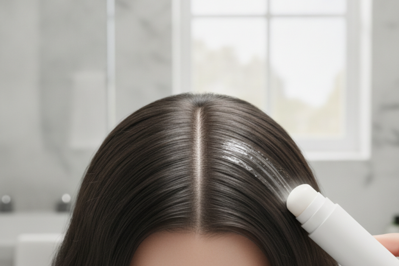 Frizz na risca do cabelo: Como usar stick sem pesar a raiz