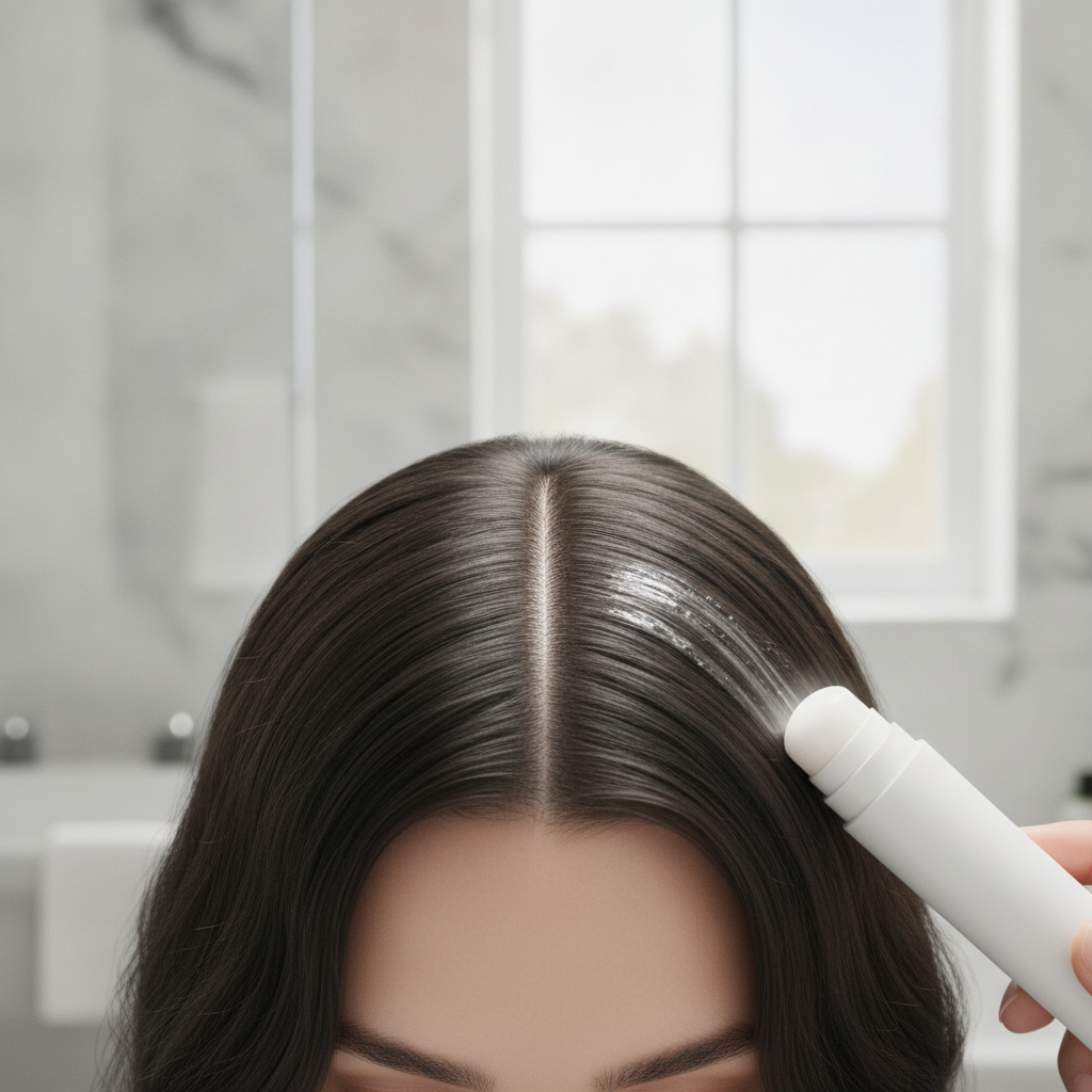 Frizz na risca do cabelo: Como usar stick sem pesar a raiz