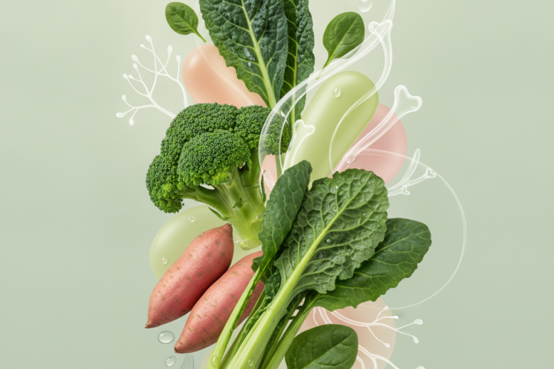Vegetais para a saúde óssea: como a alimentação impacta sua beleza natural