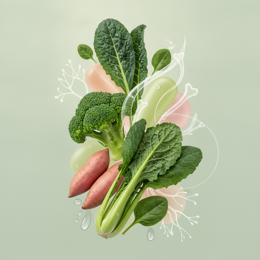 Vegetais para a saúde óssea: como a alimentação impacta sua beleza natural